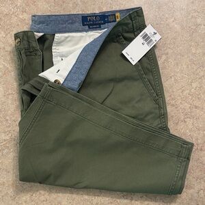 Polo Ralph Lauren men's 10 inch relaxed fit chino shorts in Olive